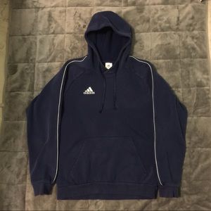 Vintage Navy Blue Adidas Hoodie